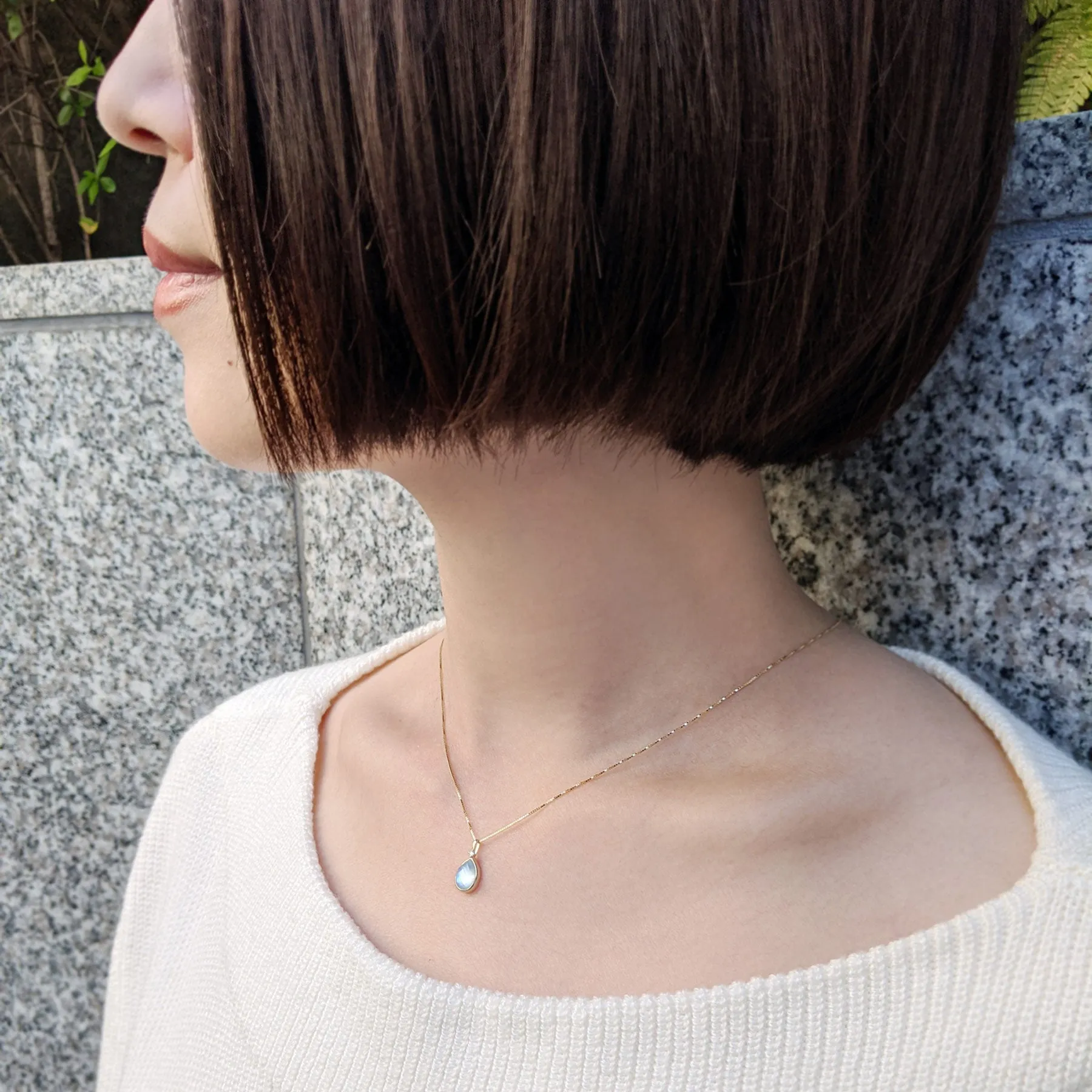 10K Yellow Gold Drop Candy Necklace