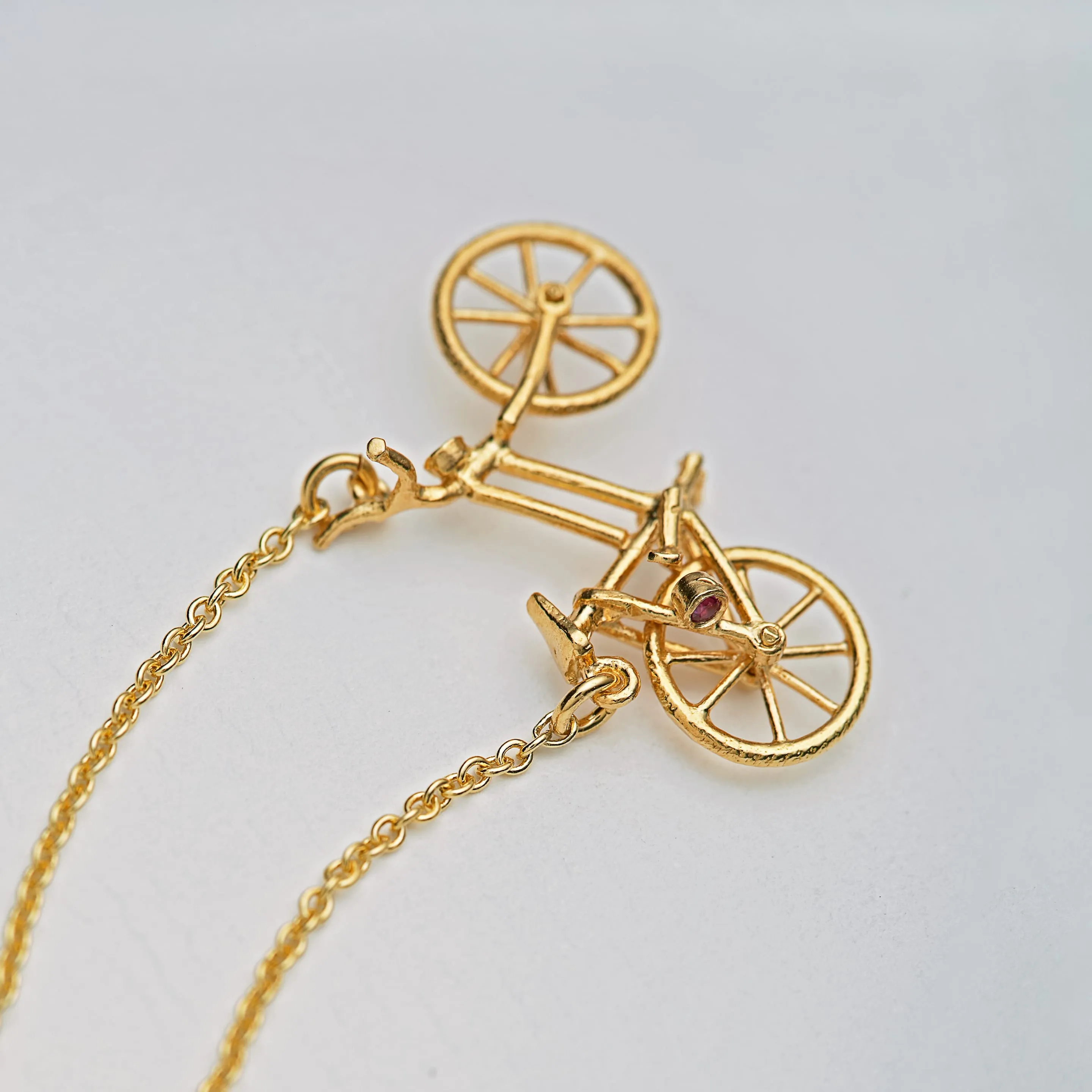 Alex Monroe Bicycle Necklace DBN10-GP