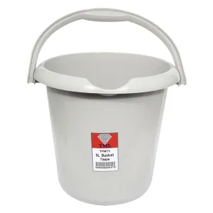 Bucket with Handle & Spout 5L Taupe
