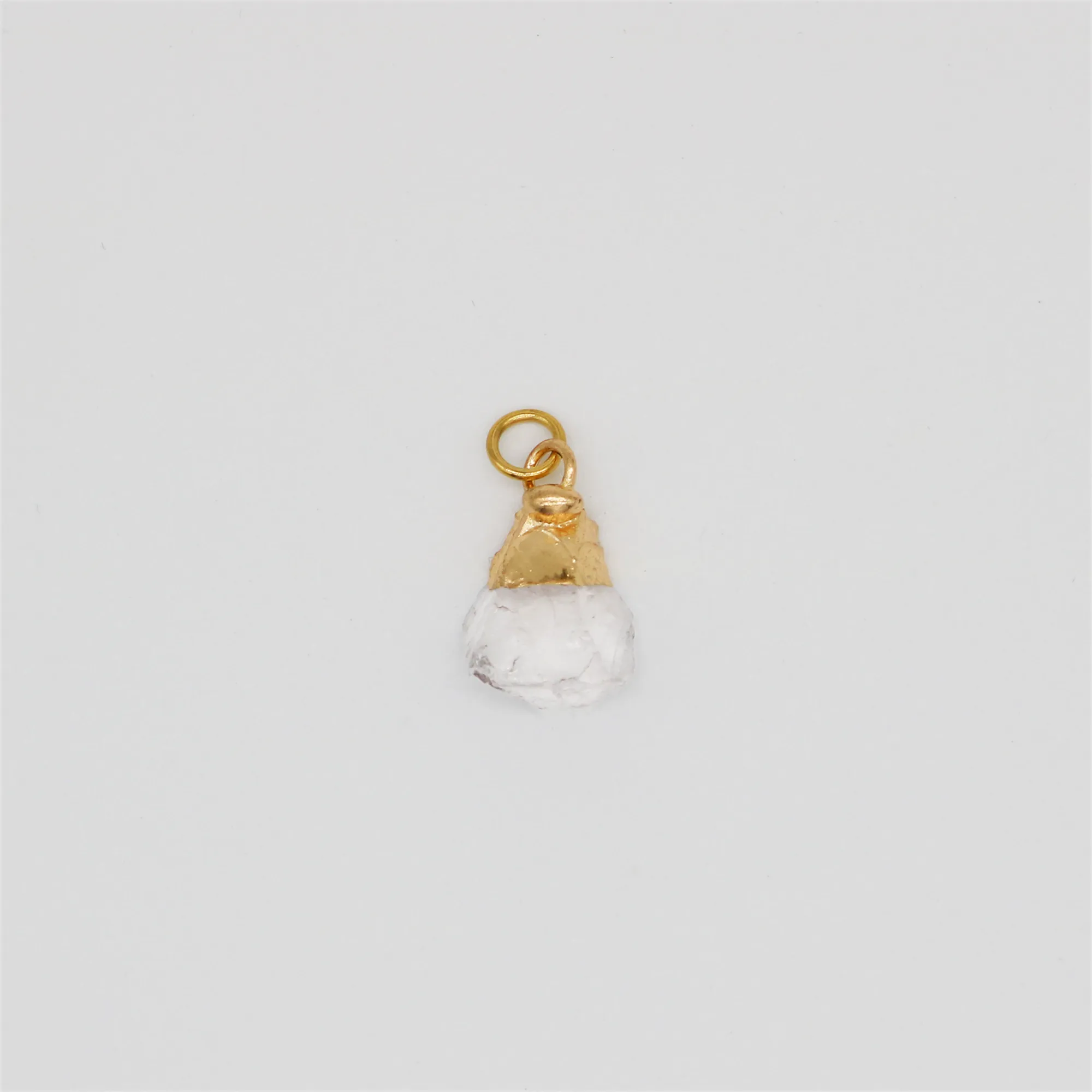 Clear Quartz (April) Gemstone Charm