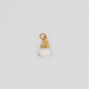 Clear Quartz (April) Gemstone Charm