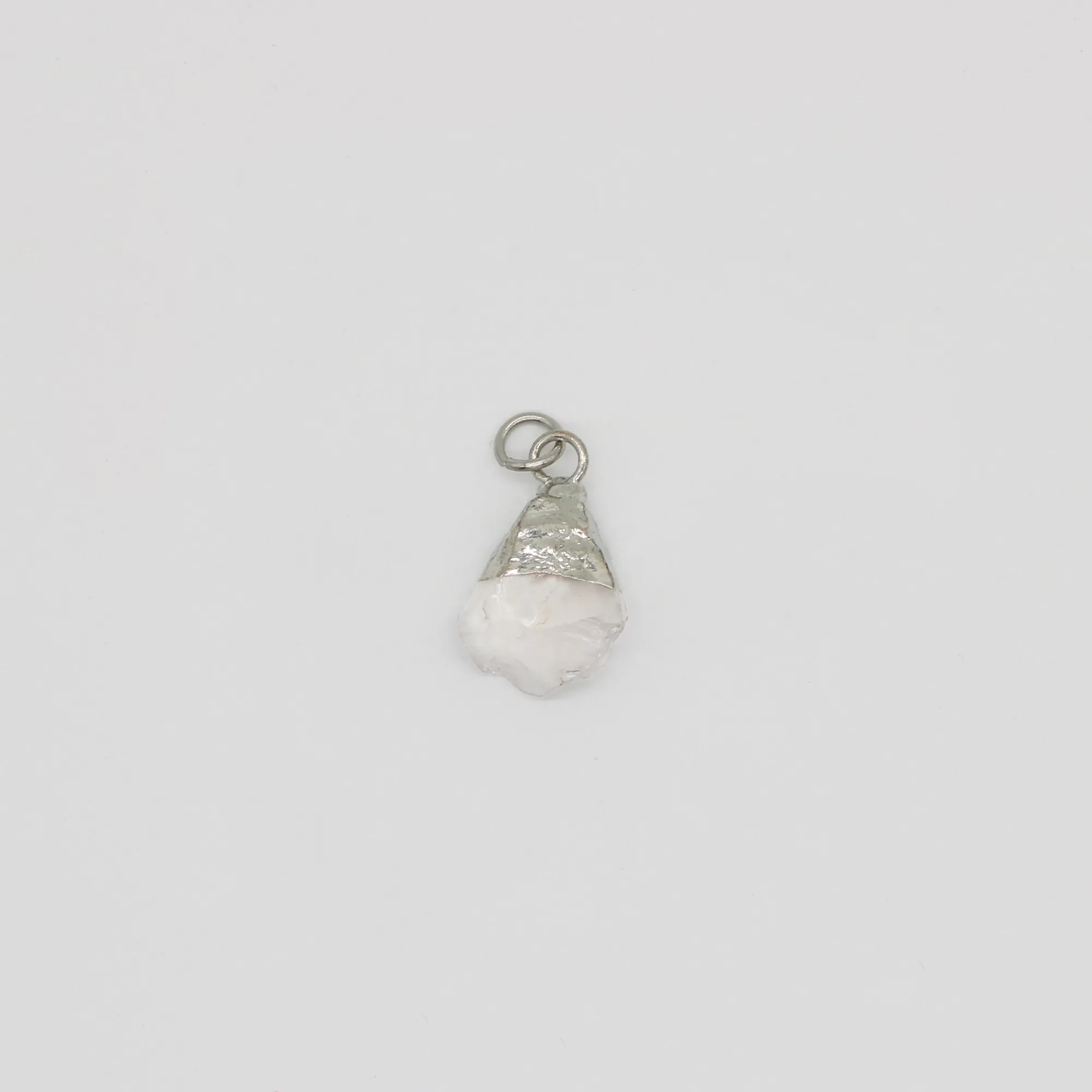Clear Quartz (April) Gemstone Charm