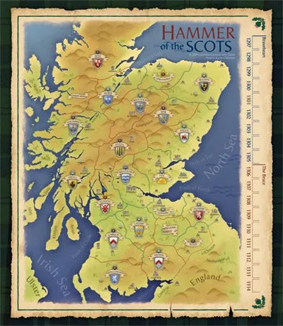 Columbia Games Hammer of the Scots 3rd Edition-Deluxe COL 3161DX