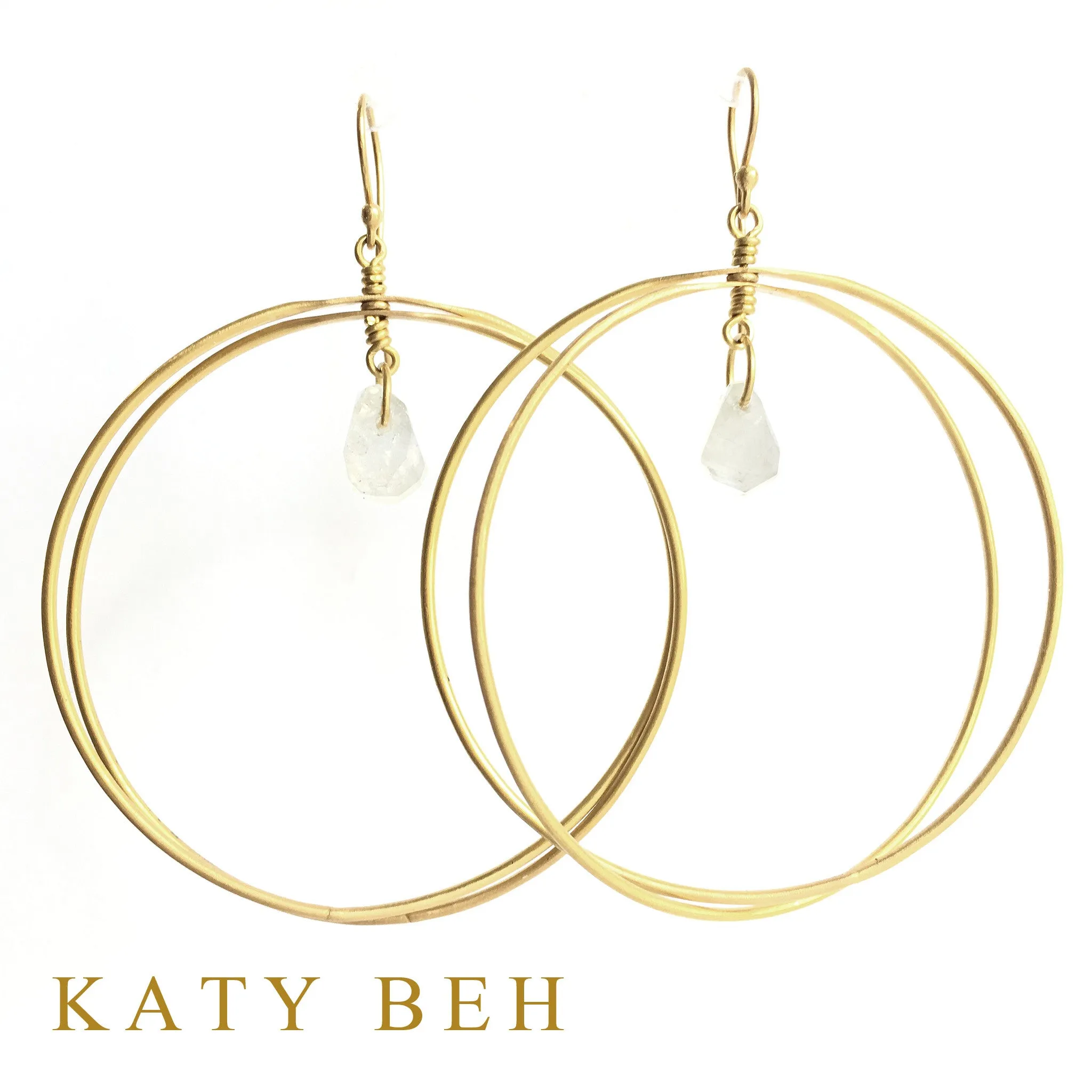 Jane Moonstone Drop Earrings