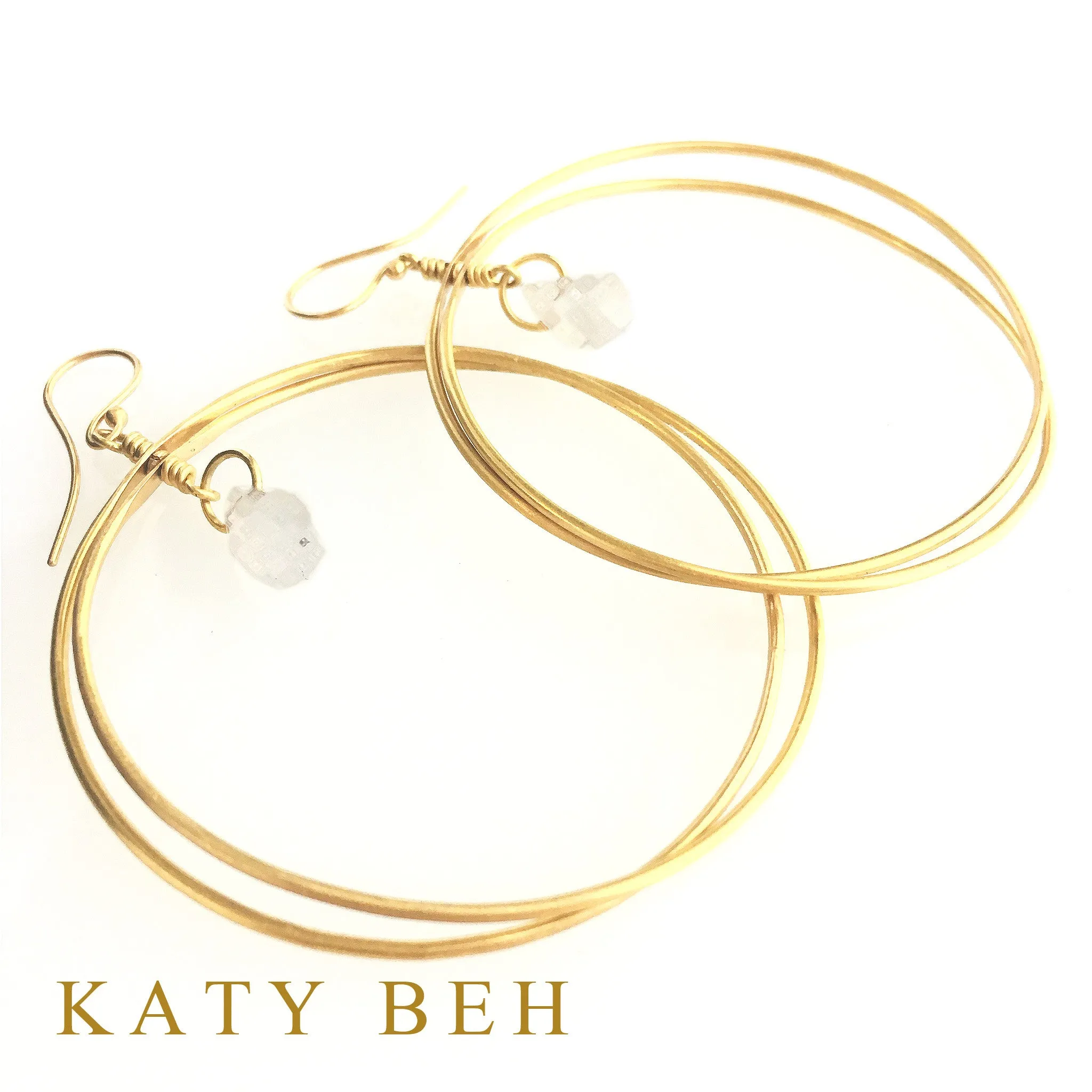 Jane Moonstone Drop Earrings