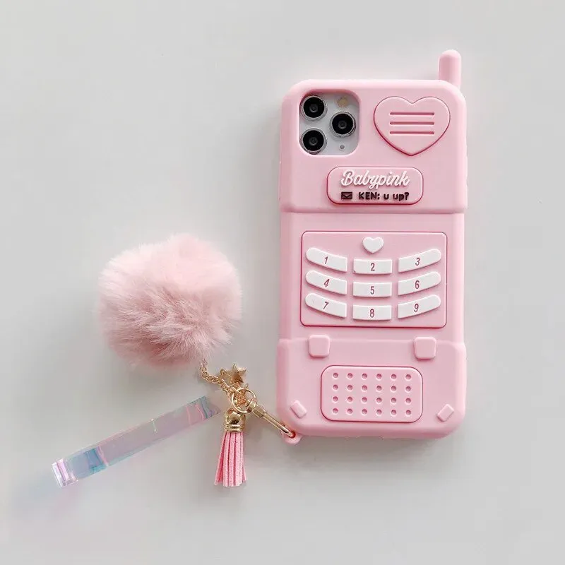 Kawaii Baby Pink iPhone Case