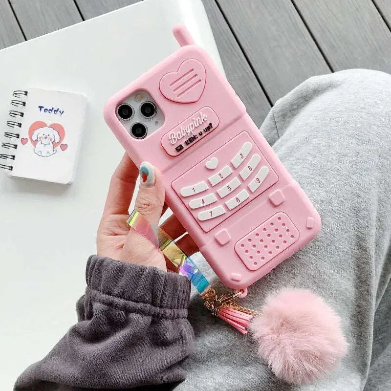 Kawaii Baby Pink iPhone Case