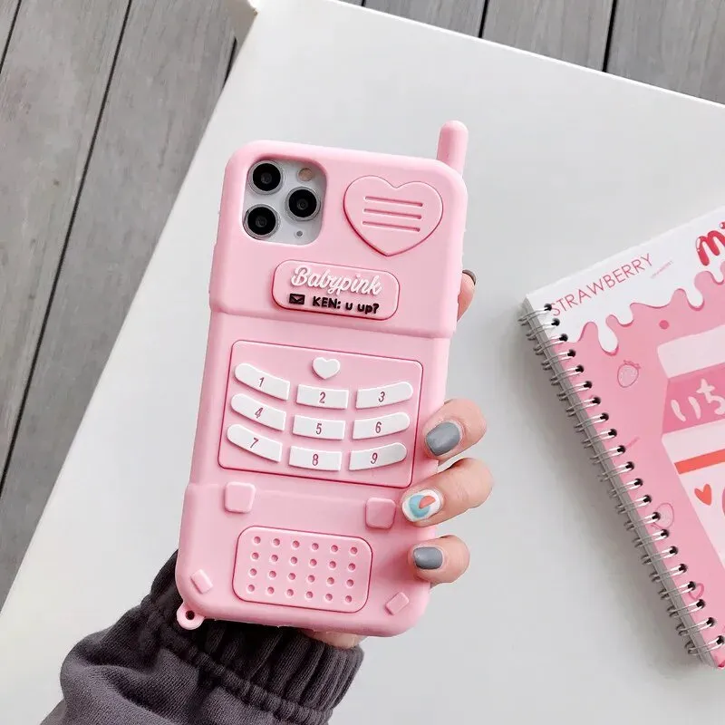Kawaii Baby Pink iPhone Case