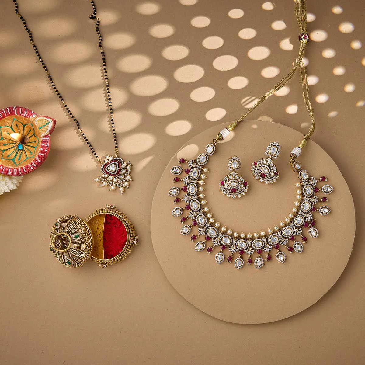 Kundan Necklace 176787