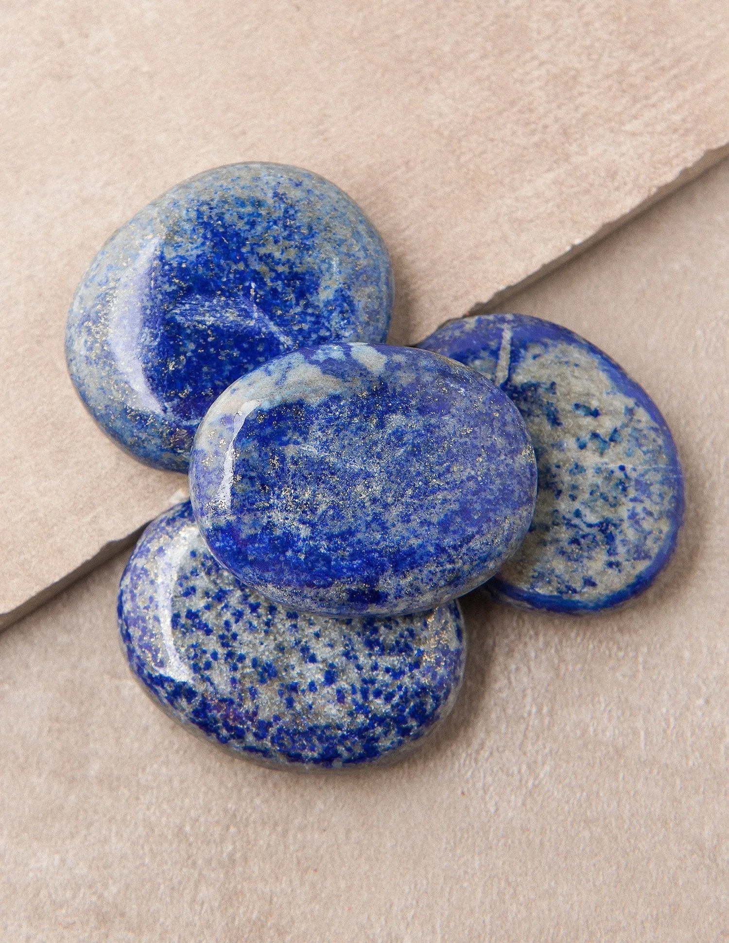 Lapis Palm Stone