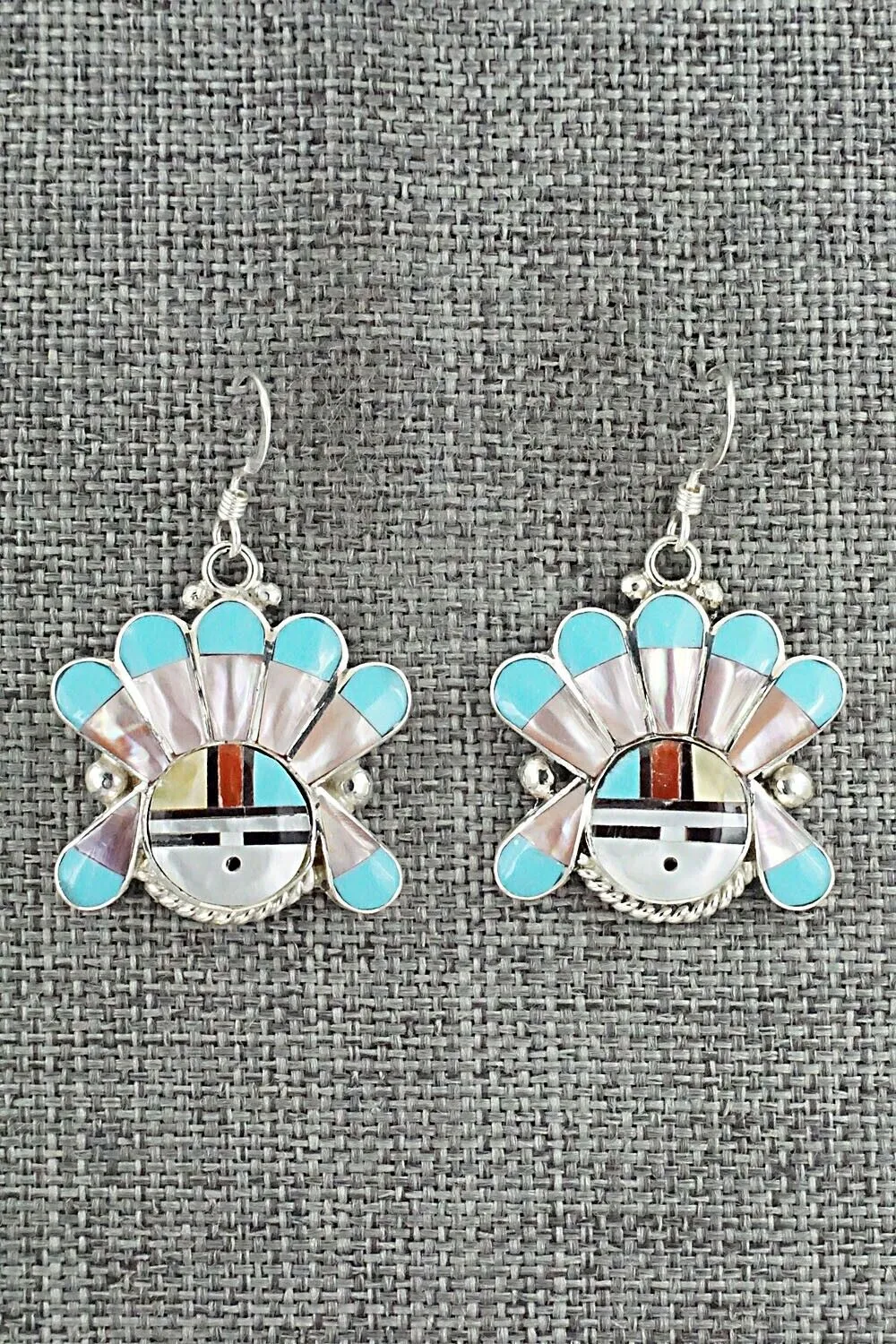 Multi-Stone & Sterling Silver Earrings - Clarence Niha