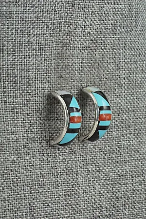 Multi-Stone & Sterling Silver Earrings - Delberta Boone
