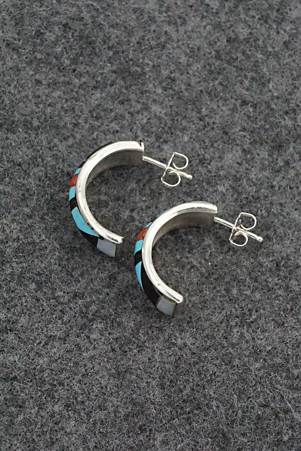 Multi-Stone & Sterling Silver Earrings - Delberta Boone