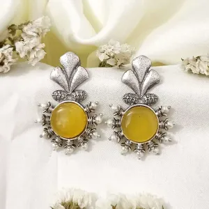 Pearlfect Antique Monalisa Stone Pearl Earrings
