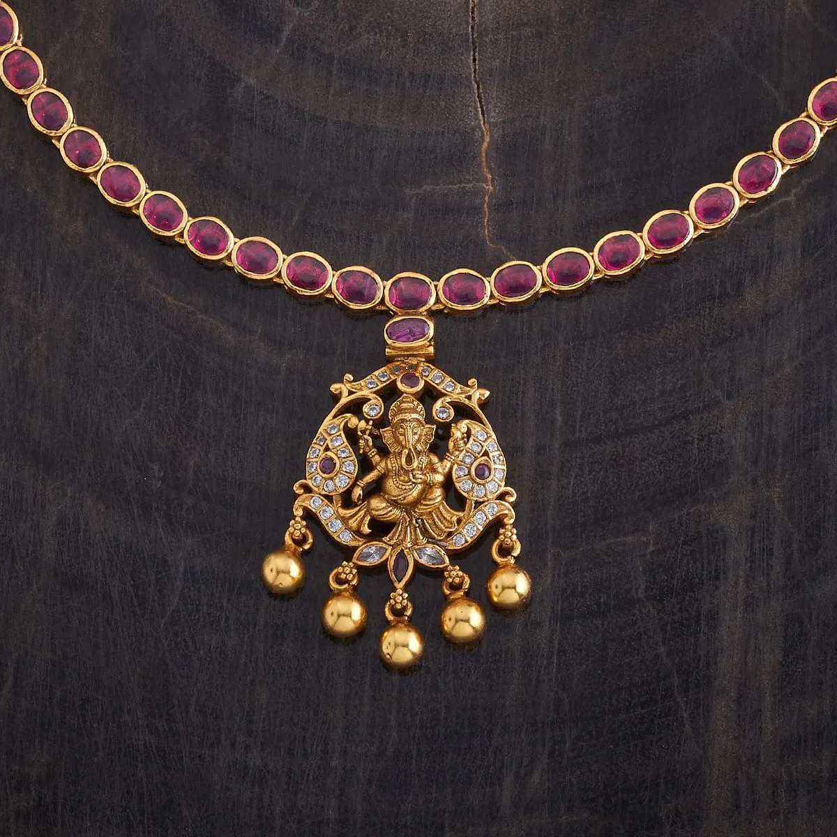 Silver Temple Necklace 173305