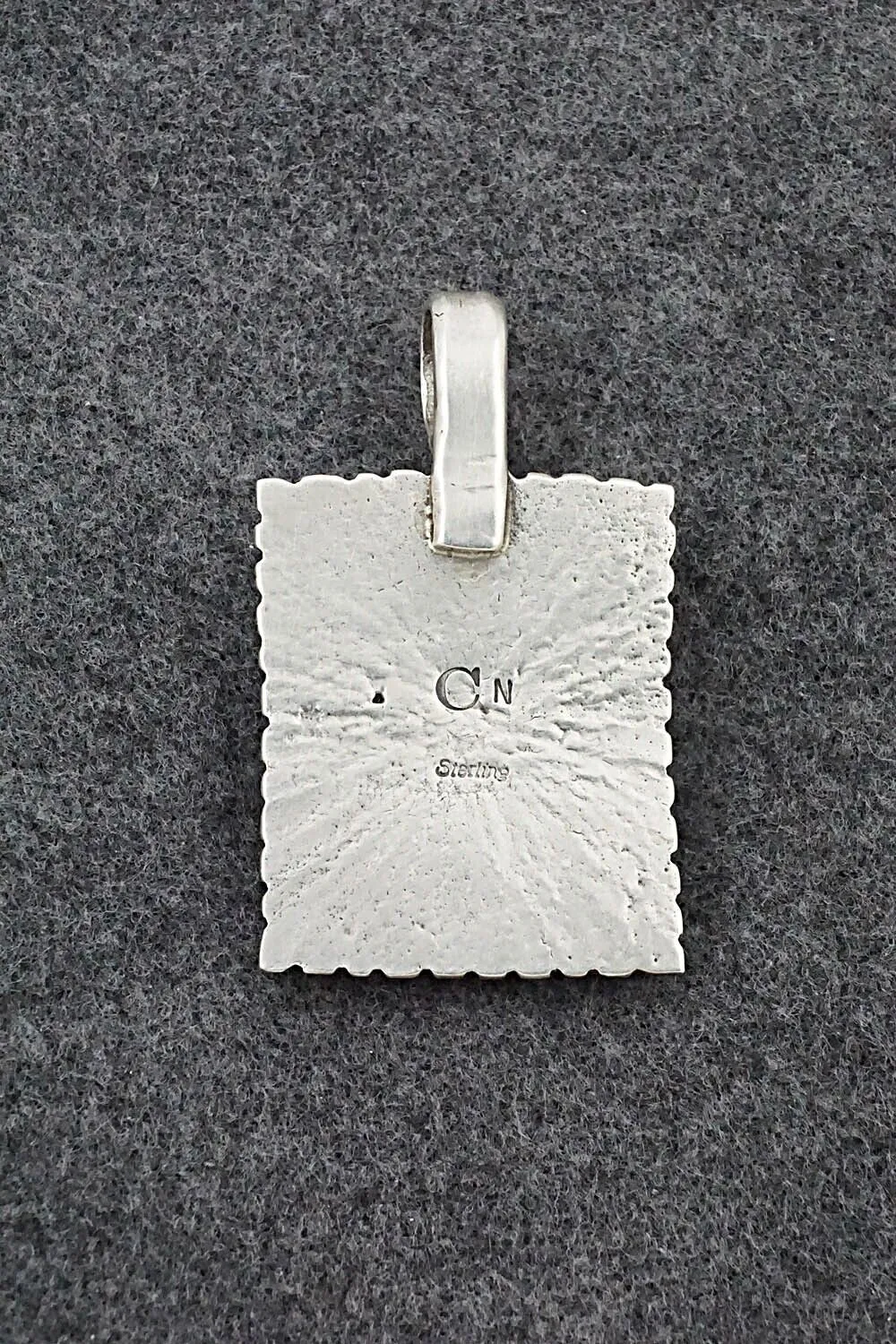Turquoise & Sterling Silver Pendant - Cody Noble